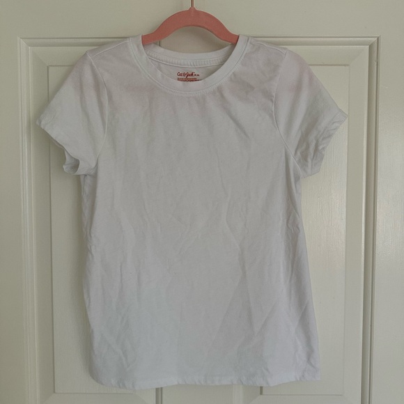 Cat & Jack Other - Cat & Jack White Short Sleeve Tee, kids medium